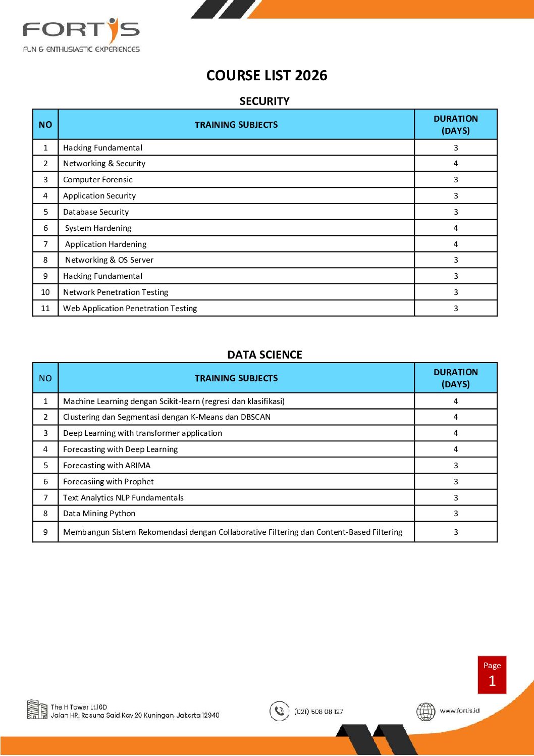 IT Training PAGE 1