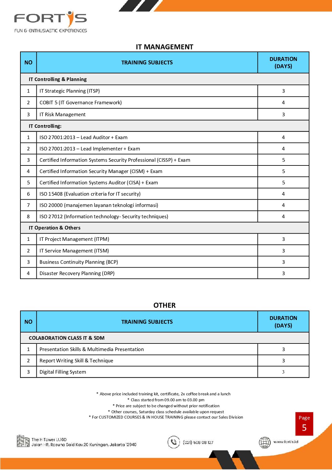 IT Training PAGE 5